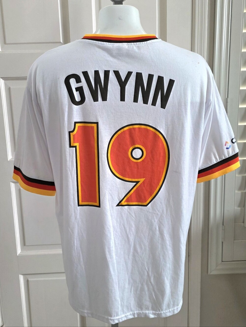 Padres San Diego Retro Tony Gwynn #19 Promo Giveaway Baseball Jersey shirt XL